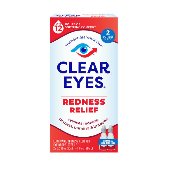 Clear Eyes® Redness Reliëf|2x15ML Multipack