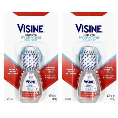 Visine® Oogdruppels Red Eye Hydration Comfort|2x8ML Voordeelpak