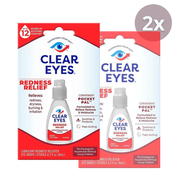 Clear Eyes® Oogdruppels Redness Relief|2X 6ML