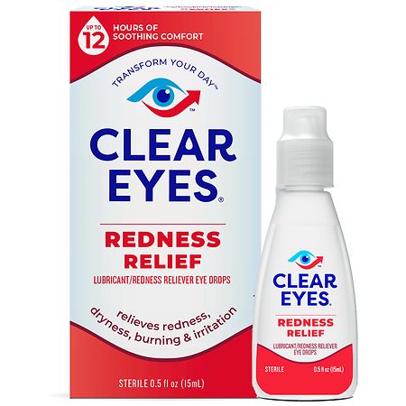 Clear Eyes® Redness Relief Oogdruppels tegen rode/droge ogen|15ML